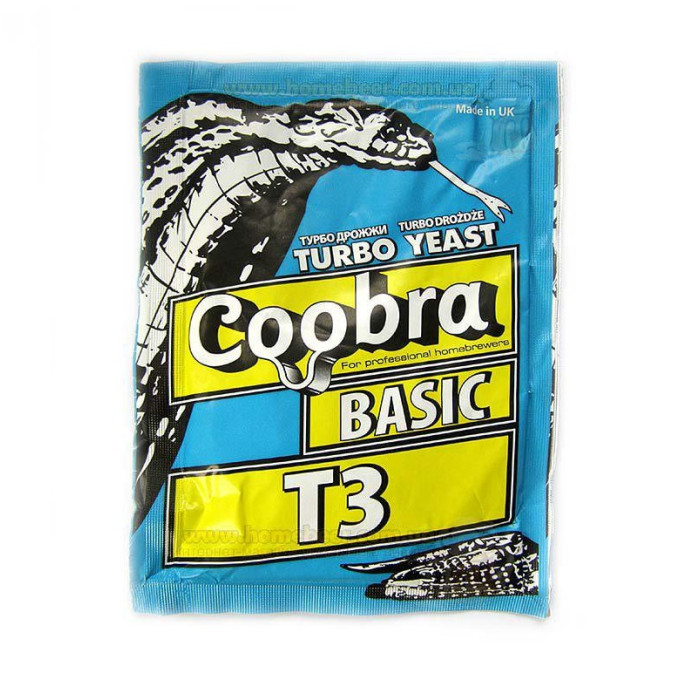 Turbo yeast alcohol "COOBRA" BASIC T3 (90 gr) в Волгограде