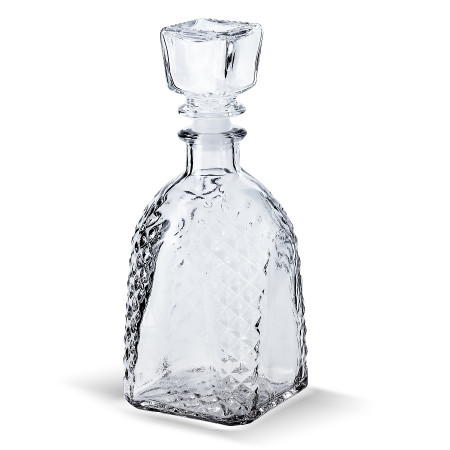 Бутылка (штоф) "Арка" стеклянная 0,5 литра с пробкой  в Волгограде